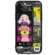 yami kawaii anime girl led phone case