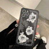 yami kawaii retro flower phone case