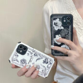 yami kawaii retro flower phone case