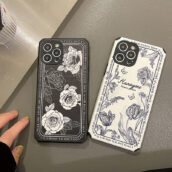 yami kawaii retro flower phone case
