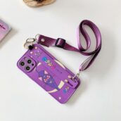 kawaii sailor moon phone case with wrist band and lanyard