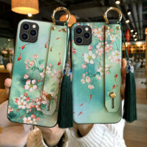 kawaii blossom phone case with holder