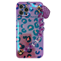 pink leopard print phone case