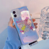 kawaii heart phone case