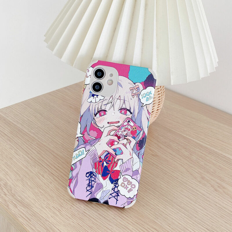 kawaii anime girl phone case