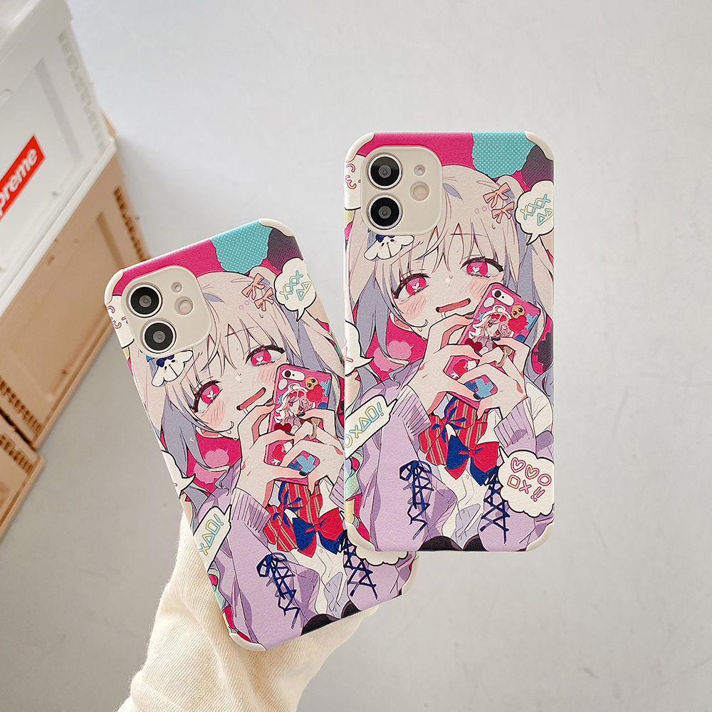 kawaii anime girl phone case