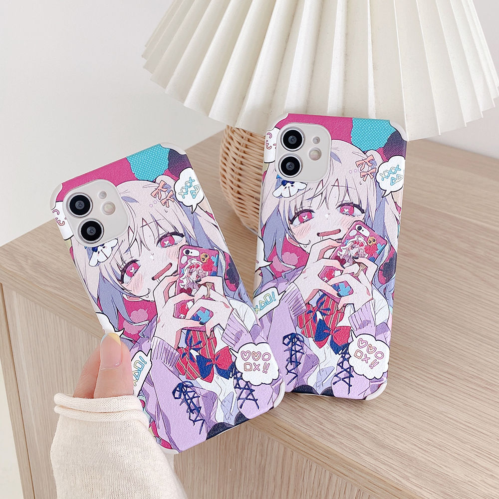 kawaii anime girl phone case