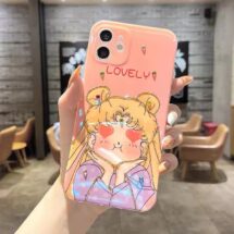 glossy sailor moon phone case