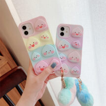 phone case with plush heart