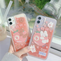 kawaii peach phone case