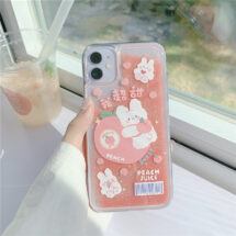 kawaii peach phone case