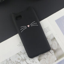 Cat ears phone case with plush