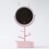 Pink Bunny Mirror