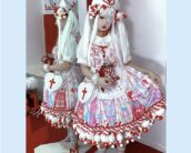 yami kawaii lolita dress with kittys