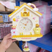 kawaii pompompurin wall clock