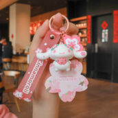cute sanrio sakura keychain