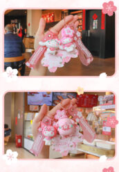 cute sanrio sakura keychain