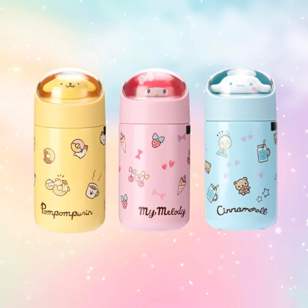 kawaii sanrio thermos bottle