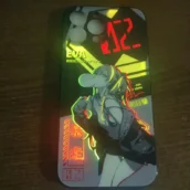 Bubble Gum Girl LED Phone Case